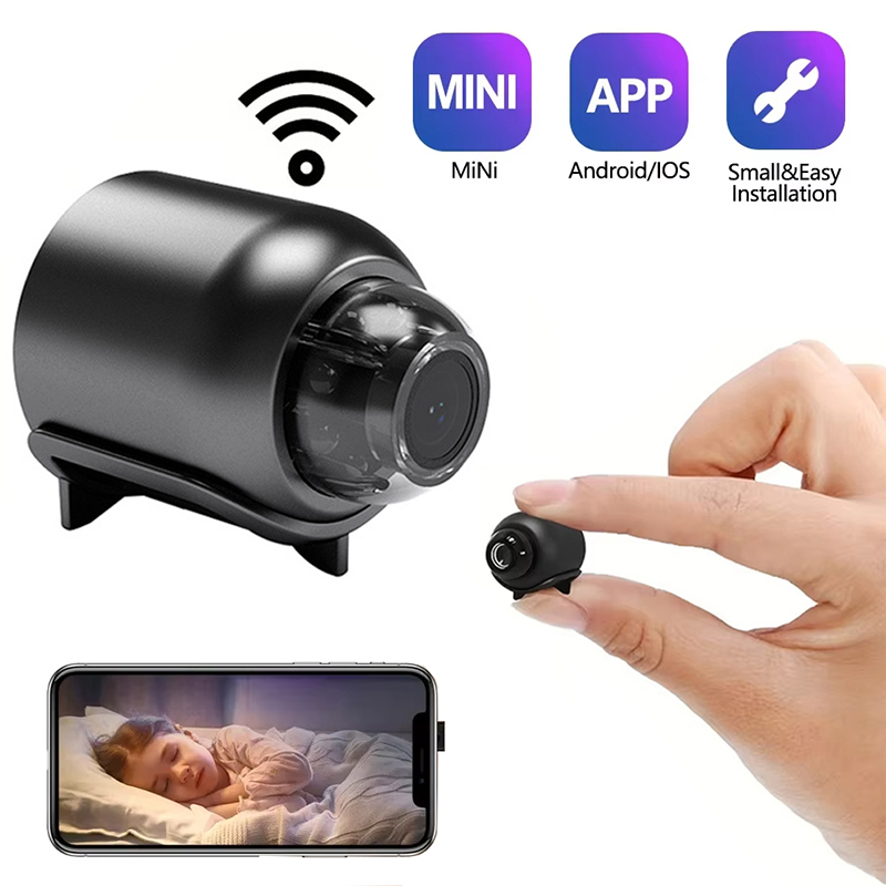 Home Cinema Wireless - Mini cámara 1080P Full HD, monitor