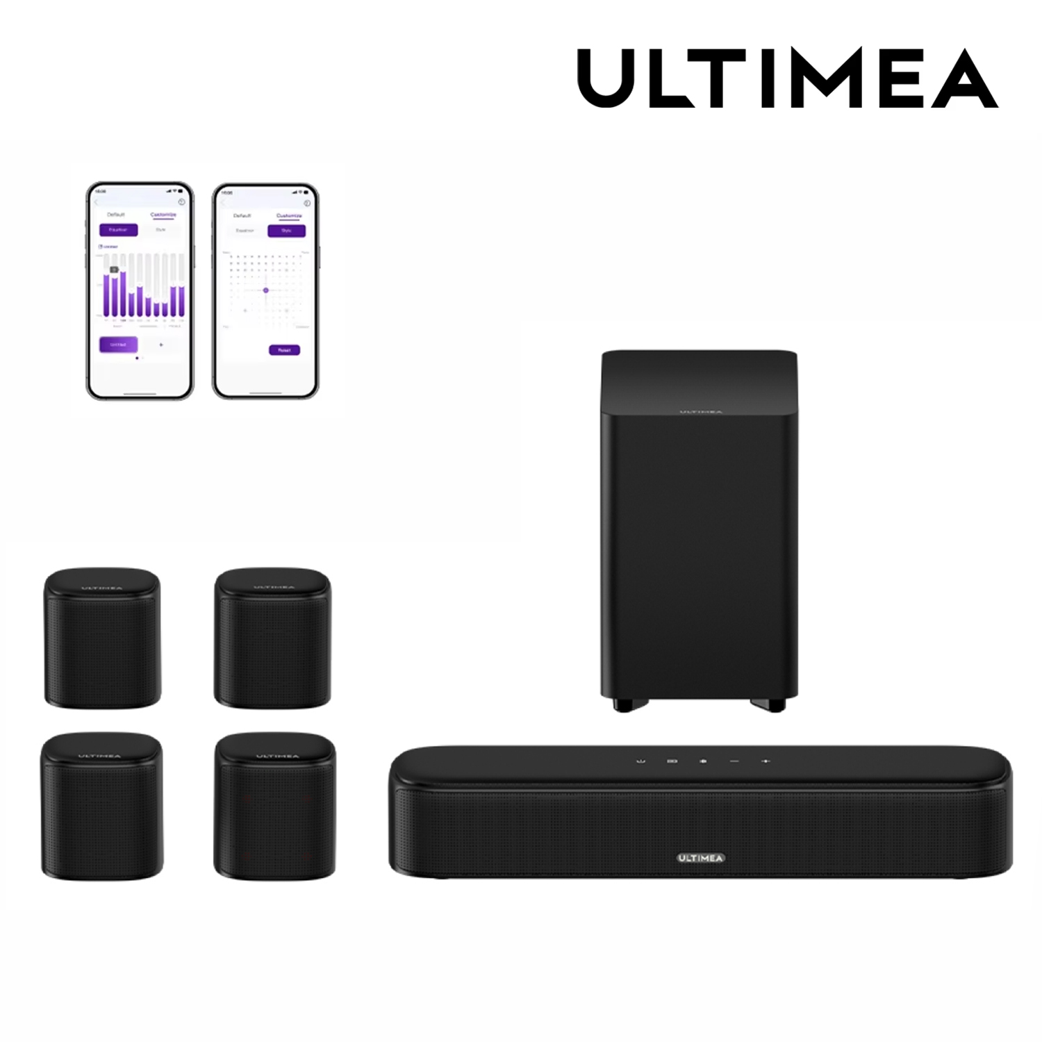 Audio Home Cinema - Sistema de barra de sonido ULTIMEA