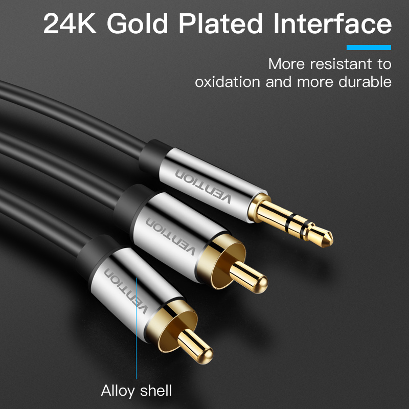 Vention Cable RCA 3,5 a 2rca c - Audio Home Cinema reseña y precio